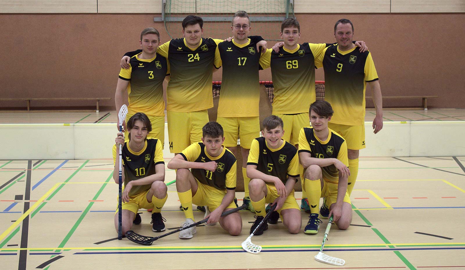 Floorball-Mannschaft 1.Herren Kleinfeld